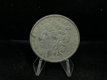 1887 O Morgan Silver Dollar - Almost Uncirculated