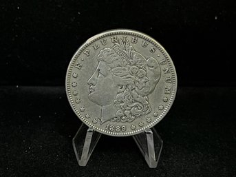 1889 P Morgan Silver Dollar - Extra Fine