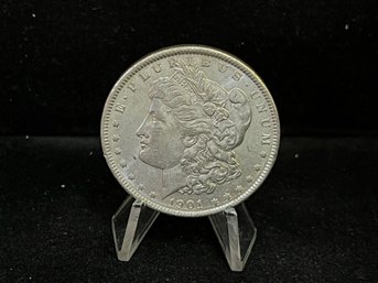 1901 P Morgan Silver Dollar - Almost Uncirculated