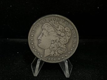 1904 S Morgan Silver Dollar - Very Fine