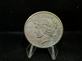 1926 P Peace Silver Dollar - Almost Uncirculated