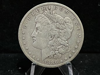 1886 O Morgan Silver Dollar - Very Fine