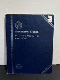 Jefferson Nickel Book - 1938 To 1961 - Complete