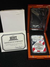 2018 P  Silver Eagle NGC MS70 - Early Releases - Flag Holder