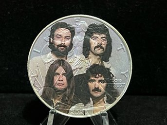 2023 Black Sabbath Painted American Eagle Silver Dollar