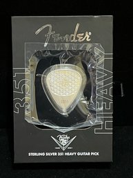 2021 PAMP Fender 75th Anniversary 10 Gram .925 Sterling Silver Guitar Pick - Brand New