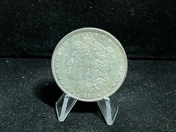1921 O Morgan Silver Dollar - Almost Uncirculated