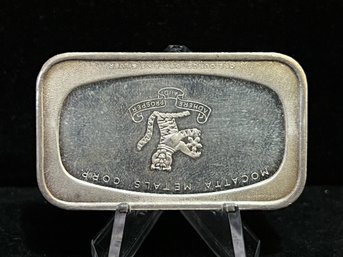 The Chartered Mint LTD Adhere And Prosper One Troy Ounce .999 Fine Silver Bar