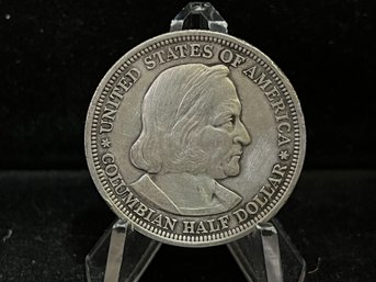 1893 Columbian Exposition Commemorative Silver Half Dollar - Extra Fine