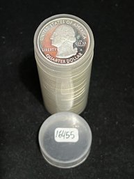 $10 Face Roll Of 40 Washington 90 Percent Silver Quarters - Proof - Mixed Variety