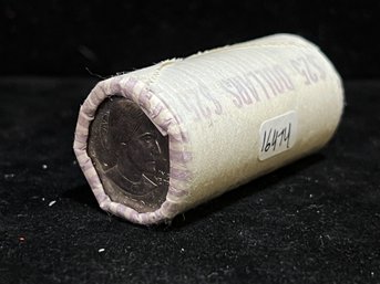 $25 Face Value Roll Of Uncirculated Susan B Anthony Dollars