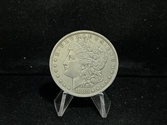 1886 P Morgan Silver Dollar - Very Fine