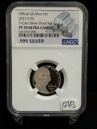 2021 S Proof Jefferson Nickel - NGC PF 70 Ultra Cameo