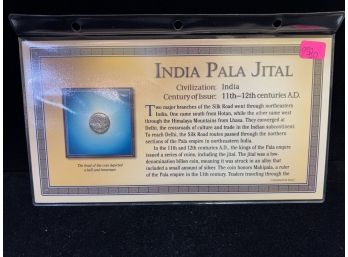 11th Century India Pala Jital Coin