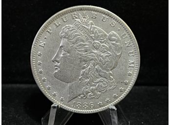 1886 O Morgan Silver Dollar - Almost Uncirculated