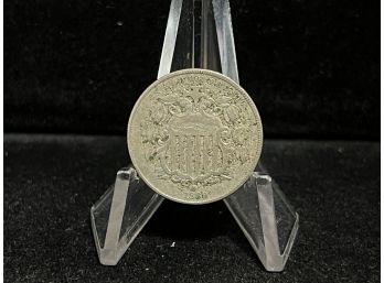 1869 Shield Nickel - Fine