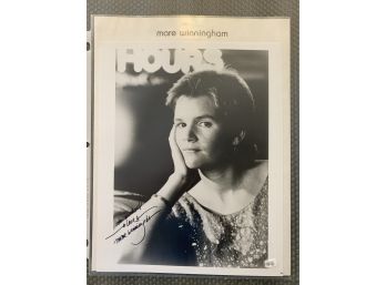 Mare Winningham  Signed B/W Photo & Letter - St. Elmo's Fire