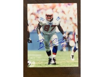 Ben Coates  Signed Photo - New England Patriots