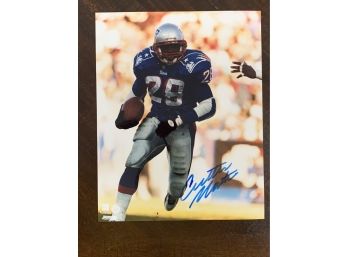 Curtis Martin  Signed Photo - New England Patriots