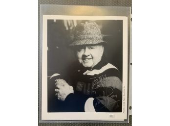 Mickey Rooney  Signed B/W Photo