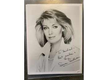 Susan Sullivan  Signed B/W Photo  - Falcon Crest