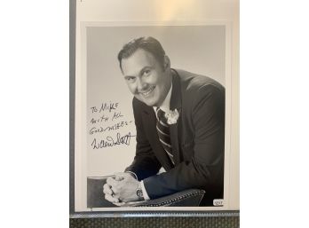 Willard Scott  Signed B/W Photo - NBC