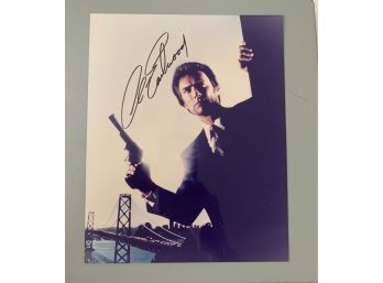 Signed 8 X 10 Glossy Photo Of Clint Eastwood - Dirty Harry, Rawhide, And More