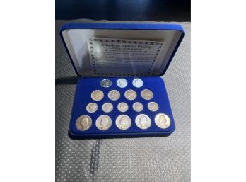 World War II Era Silver Coins - 17 Coins - 1943 Steel Cents