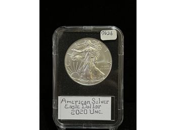 2020 Silver Eagle 1oz .999 Bullion