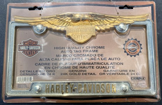 Harley Davidson License Plate Frame - New In Packaging (S)