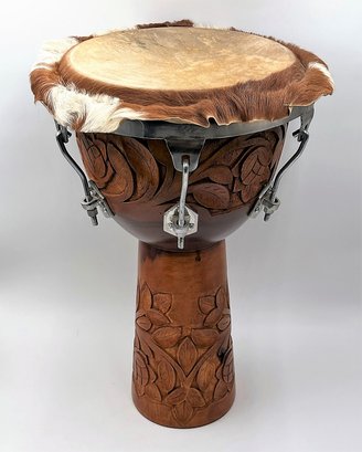 Beautiful Wood Djembe Drum