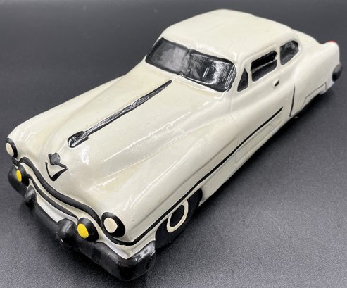 Vintage Ceramic Cadillac Toy Bank - (LR)