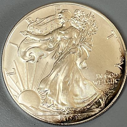 2014 One Ounce Silver Eagle Liberty Dollar (2 Of 3) - (BBR)