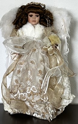 Limited Edition Collectors Choice Hand Painted Bisque Porcelain Doll 'Angel' New In Box - (O)