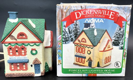 Vintage Dickensville Porcelain Christmas Village House - (B2)