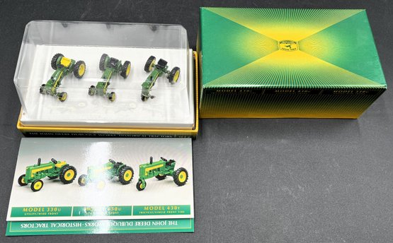 The John Deere Dubuque Works Historical Tractors New In Box Set #2 - (A6)