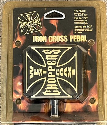 West Coast Choppers Iron Cross Pedal New In Packaging - (S1)
