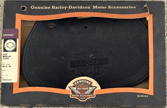 Harley Davidson Rear Mud Flap New In Packaging - (S1)