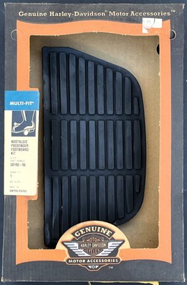 Harley Davidson Nostalgic Passenger Footboard Kit New In Packaging - (S1)