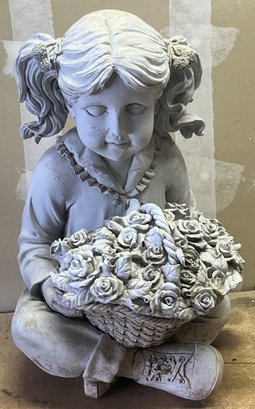 Ceramic Garden Statue -(G)