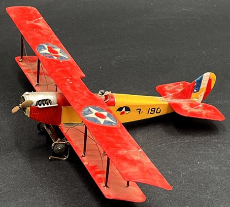 Plastic Curtiss JN4 Jenny Biplane Model - (P)