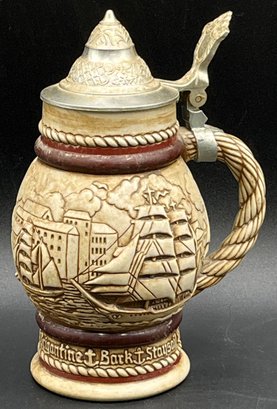 Vintage Avon Ceramic Beer Stein Handcrafted In Brazil - (A1)