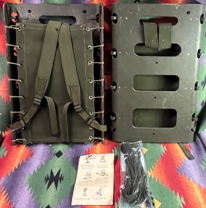 2 US Military WWII Packboards - (A6)