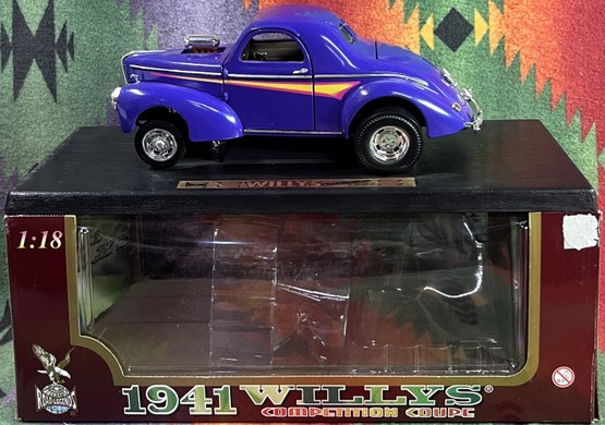 Road Legends 1941 Willys Competition Coupe 1:18 Die Cast Metal - (A6)