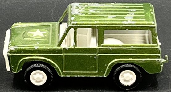 Vintage Tootsie Toys US Military Bronco TT7 - (A4)