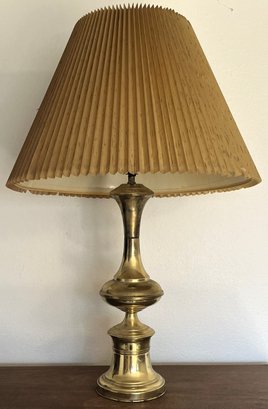 Vintage Brass Table Lamp - (D)