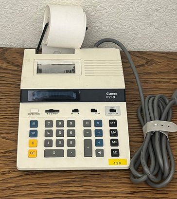 CANNON Paper Printing Calculator (Model #P21-D)