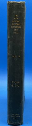 The New National Dictionary Encyclopedia And Atlas Vol 18 1898 - (TR3)