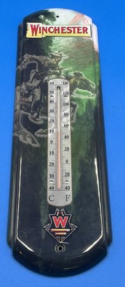 Vintage Metal Winchester Outdoor Thermometer - (A5)