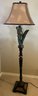 Kathy Ireland Home Collection Tropical Parrot Resin Floor Lamp - (G)